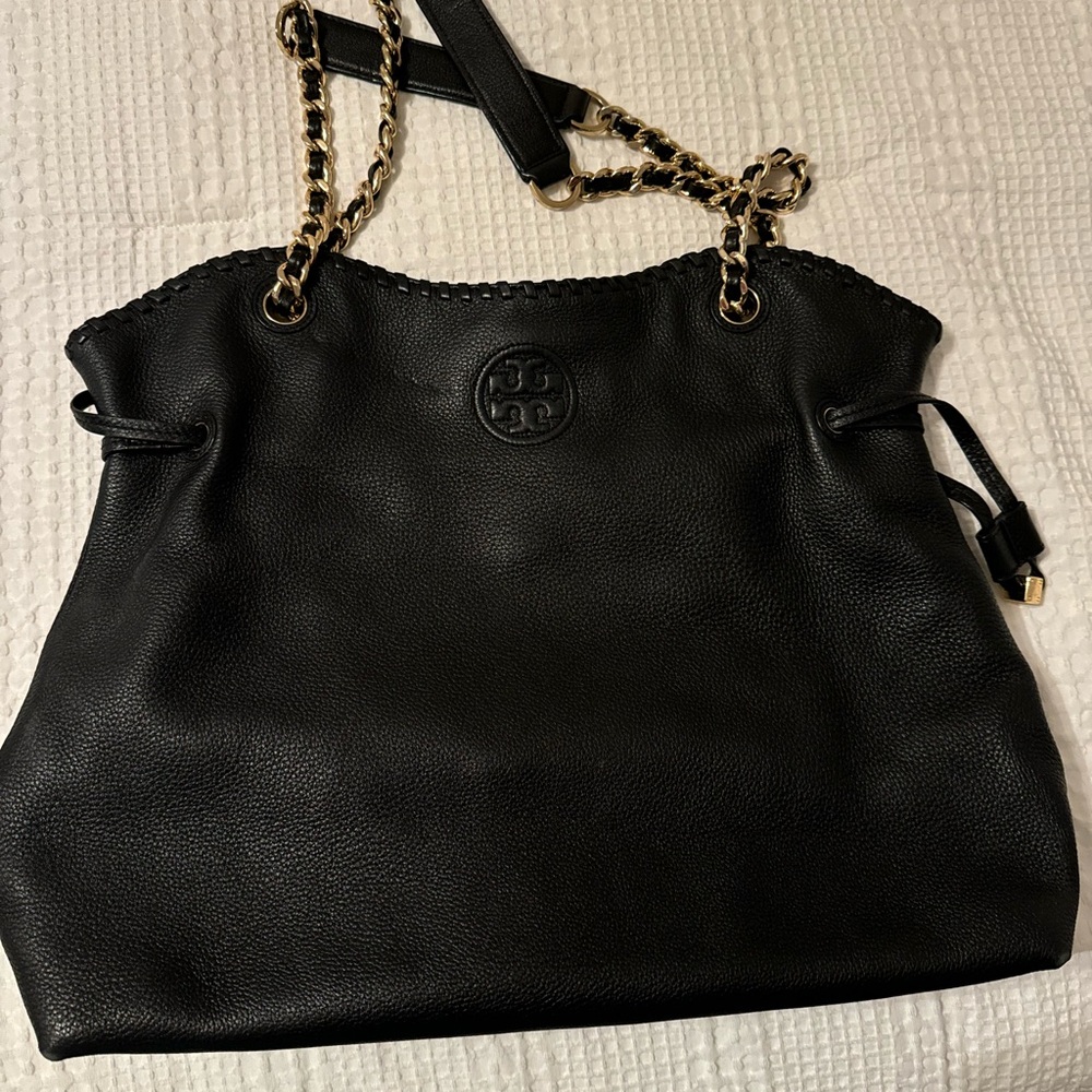 Tory Burch black leather bag